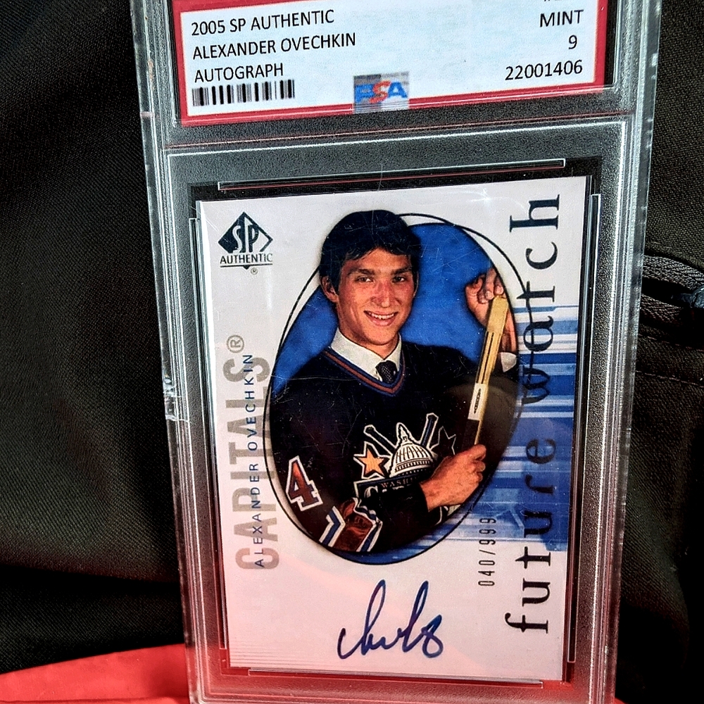 2005 SP Authentic Future Watch Auto Alexander Ovechkin /999 Future Big Card
